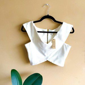 River Island Cross Crop Top
